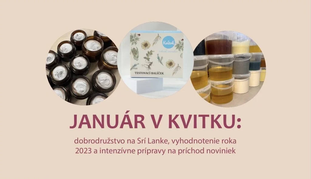JANUÁR V KVITKU: dobrodružstvo na Srí Lanke, vyhodnotenie roka 2023 a intenzívne prípravy na príchod noviniek